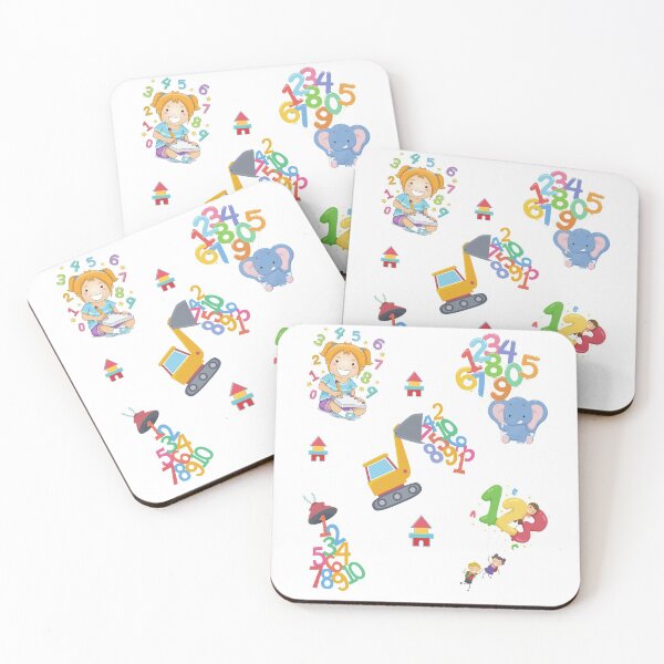 Item preview, Kids Number Blocks Sticker Pack  designed and sold by infazbdeen.