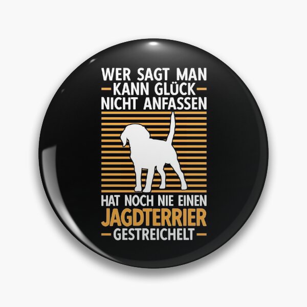 Artikelvorschau, Deutscher Jagdterrier streicheln Jagdhund Spruch entworfen und verkauft von madgrfx.