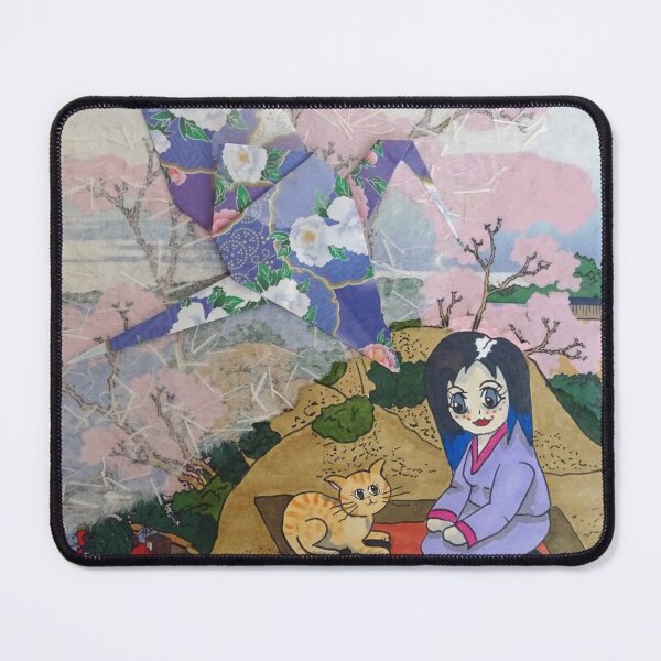 Item preview, Hanami cherry blossom crane designed and sold by CuisineCat.