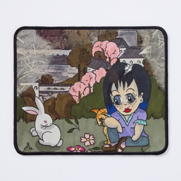 Item preview, Cute Japanese castle cartoon of Himeji Castle designed and sold by CuisineCat.