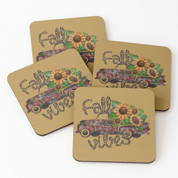Item preview, Fall Vibes Vintage Pickup Truck Sunflowers | Cherie's Art(c)2021 designed and sold by CheriesArt.