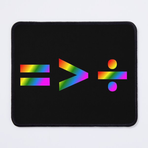 Item preview, Equality is Greater Than Division, Rainbow designed and sold by ACC .