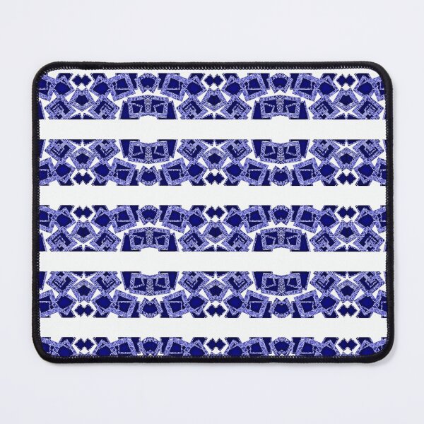 Item preview, Trendy Breton Afro-blue print designed and sold by amoribella-blue.