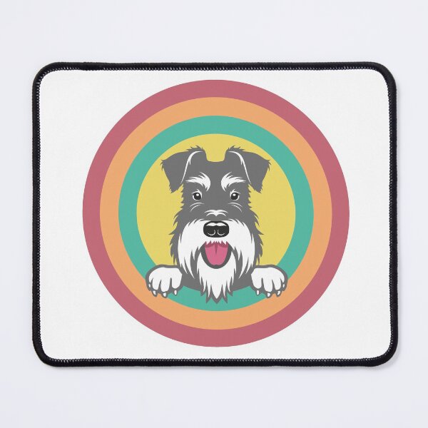 Item preview, Schnauzer dog face on target design designed and sold by Buzby Bluebeard.