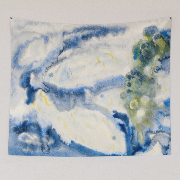 Item preview, Watercolor Painting Fish Series, No. 1 (1917) by Charles Demuth designed and sold by Designedbysm.