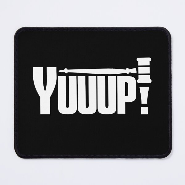 Item preview,  Yuuup! popular auctioneer storage saying with auction hammer designed and sold by portrait4you.