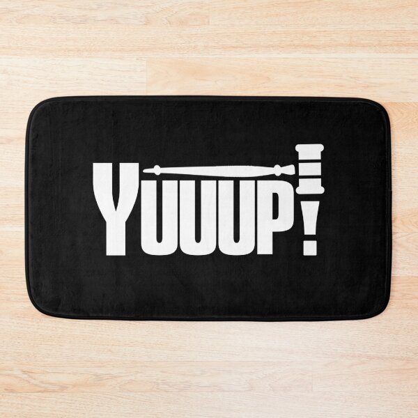 Item preview,  Yuuup! popular auctioneer storage saying with auction hammer designed and sold by portrait4you.
