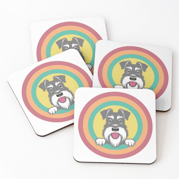 Item preview, Schnauzer dog face on target design designed and sold by Buzby Bluebeard.
