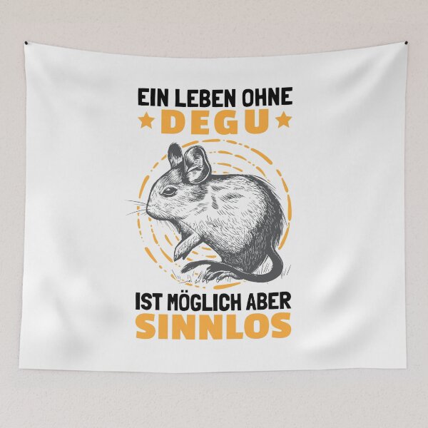 Item preview, Life without degu rodent Chilean rodent designed and sold by madgrfx.