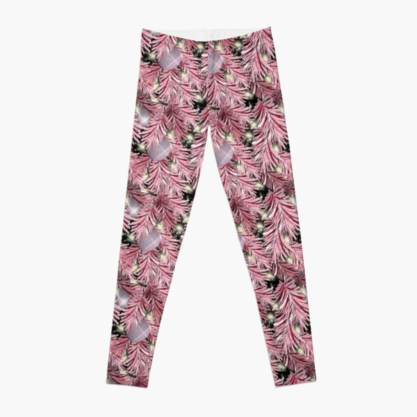 Fabulous Pink Christmas Leggings