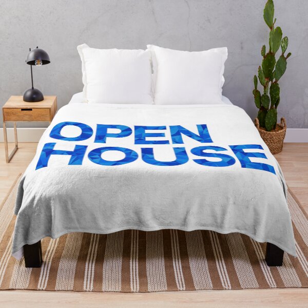 Item preview, Open House Blue designed and sold by CreatorHub.
