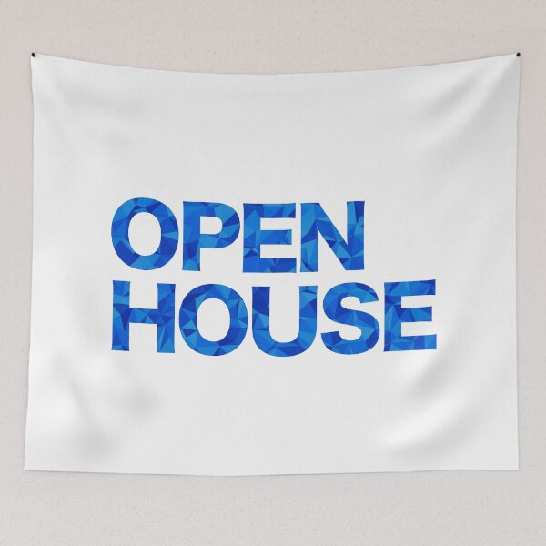 Item preview, Open House Blue designed and sold by CreatorHub.