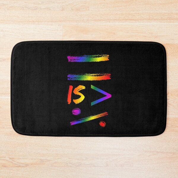 Item preview, Equality is Greater Than Division, Rainbow, Chalk designed and sold by ACC .