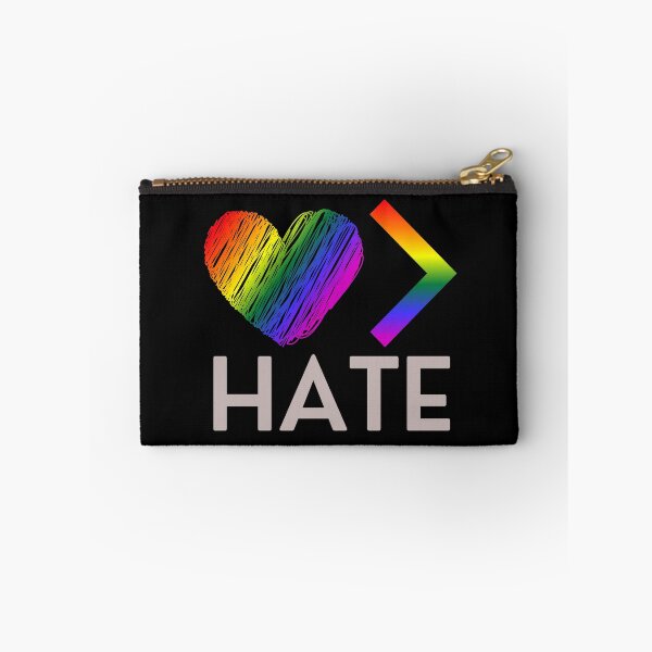 Item preview, Love is Greater Than Hate, Rainbow Heart designed and sold by ACC .