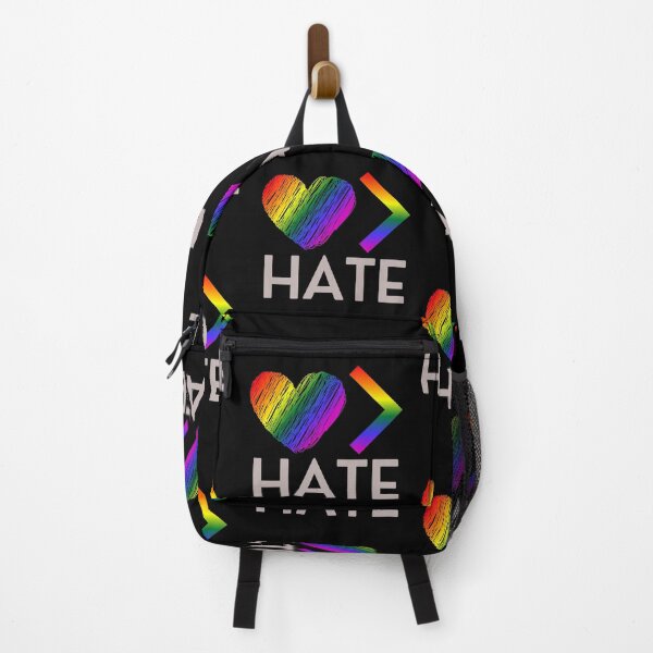 Item preview, Love is Greater Than Hate, Rainbow Heart designed and sold by ACC .