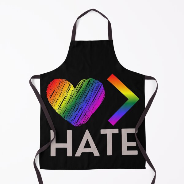 Item preview, Love is Greater Than Hate, Rainbow Heart designed and sold by ACC .