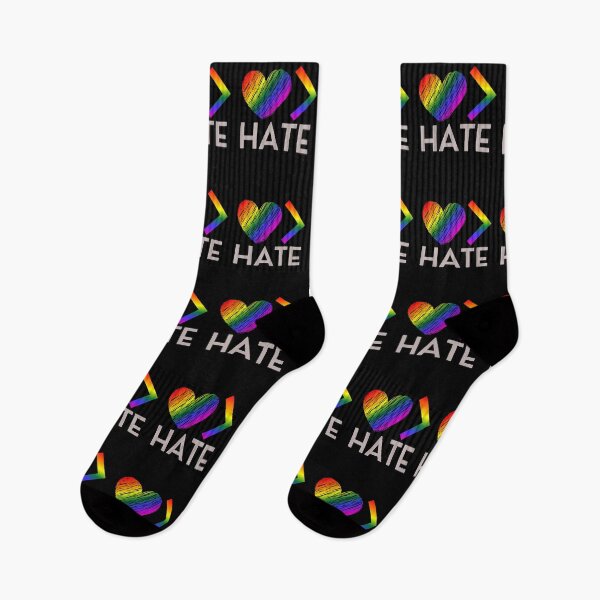 Item preview, Love is Greater Than Hate, Rainbow Heart designed and sold by ACC .