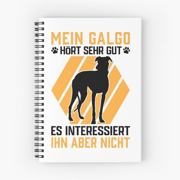 Item preview, Galgo Espanol hears Spanish greyhound well designed and sold by madgrfx.