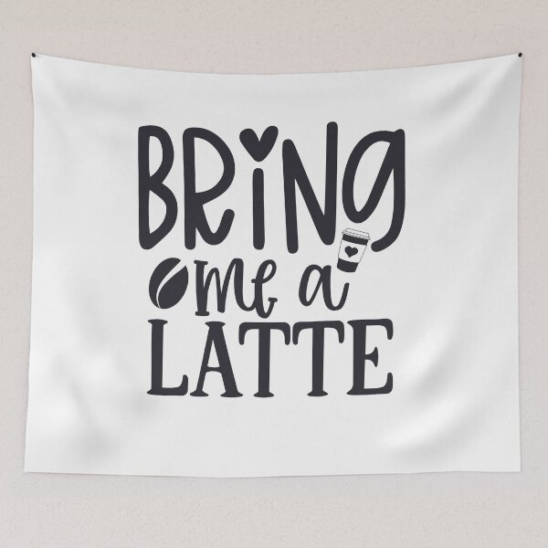 Item preview, Bring Me A Latte Women's Coffee Lover designed and sold by liftdesign.