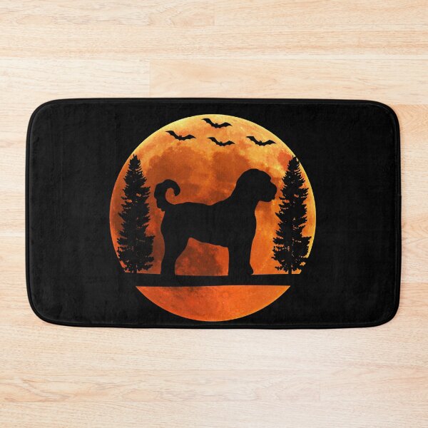 Artikelvorschau, Labradoodle Hundeliebhaber Mond Labradoodle Halloween-Geschenk entworfen und verkauft von alaechamlal.