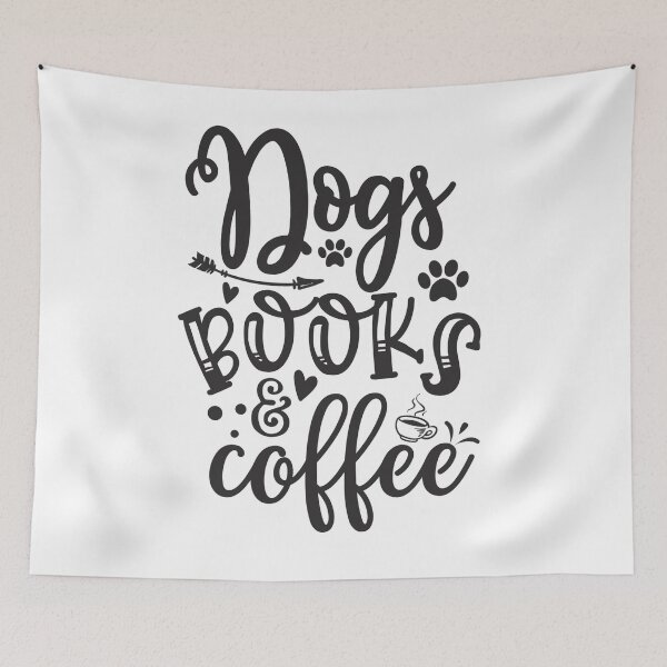 Item preview, Dogs Books And Coffee Women's  designed and sold by liftdesign.