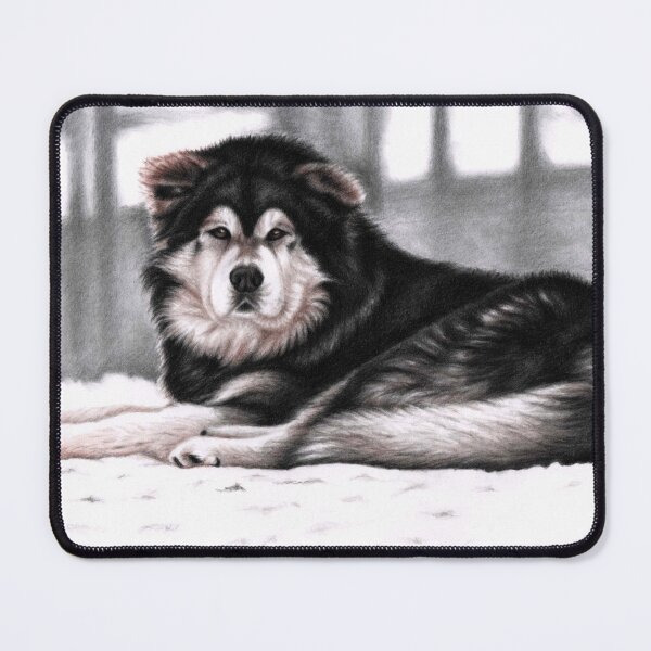 Item preview, Alaskan Malamute Winter designed and sold by Arts & Dogs.