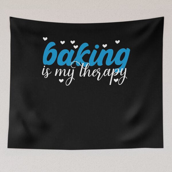 Item preview,  Baking is my therapy funny and cute design for bakers baking is my life for mom for my wife for my sister for baking lovers  designed and sold by mydreamcatcher.