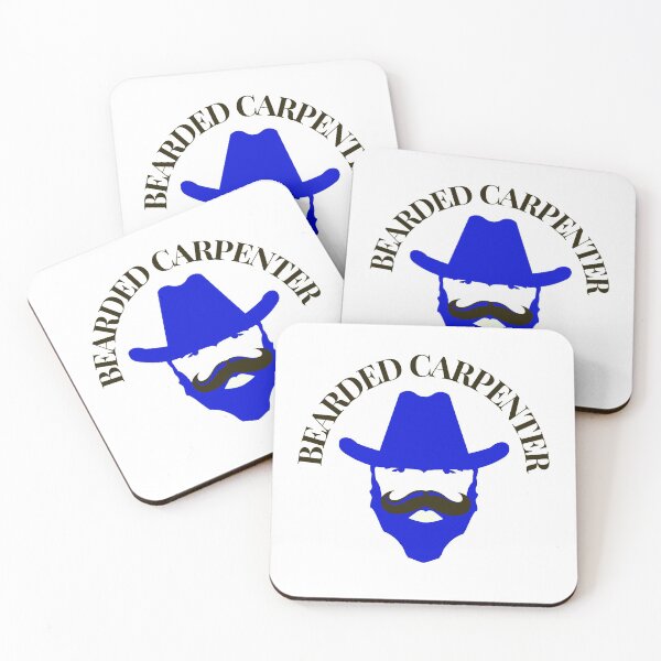 Item preview, ROYAL BLUE BEARDED CARPENTER designed and sold by wildwhimsical.
