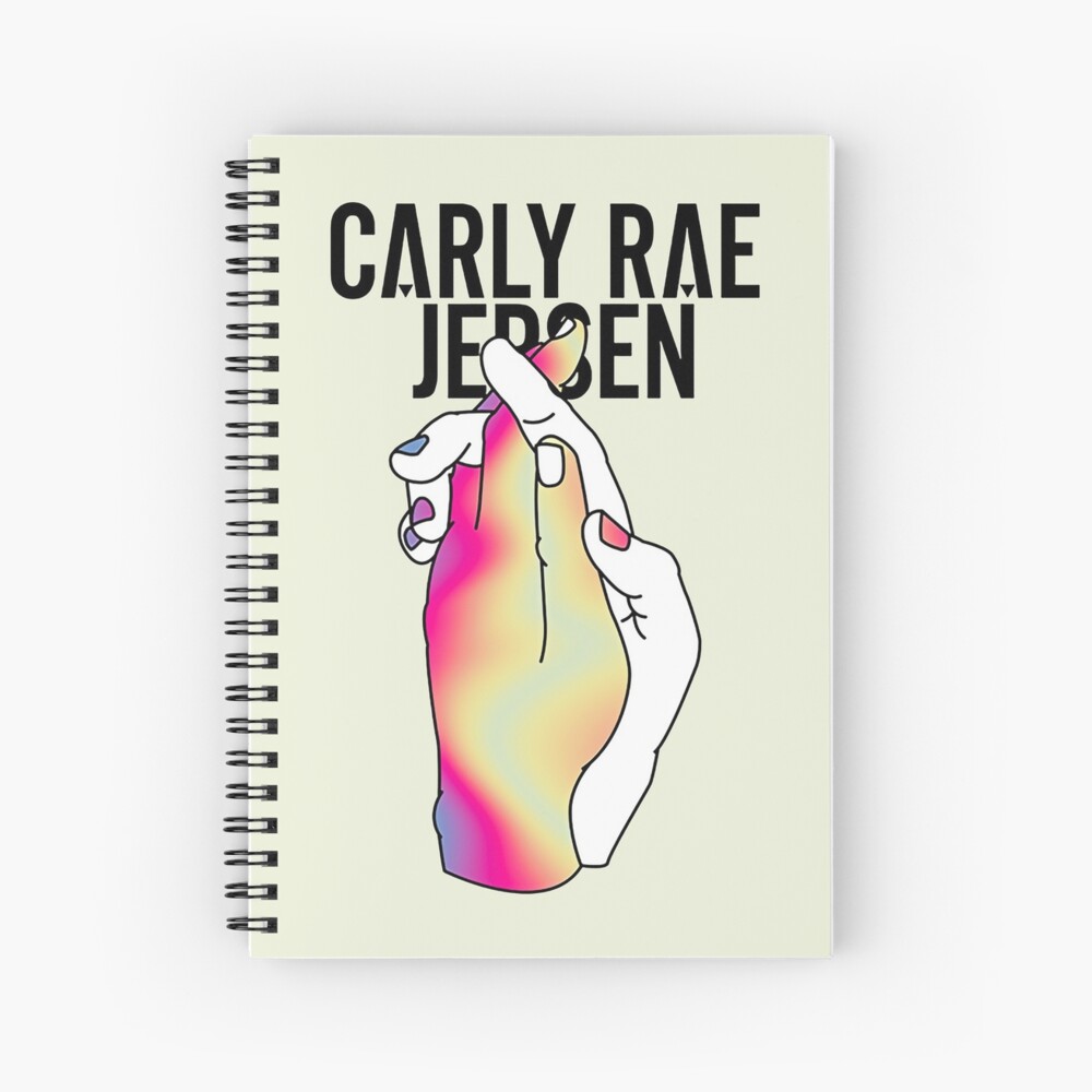 Carly Rae Jepsen Call Me Maybe Spiral Notebook For Sale By Jollyjelly Redbubble