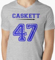Caskett 47 Jersey Men's V-Neck T-Shirt
