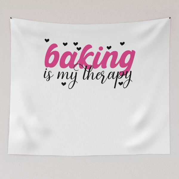 Item preview,  Baking is my therapy funny and cute design for bakers baking is my life for mom for my wife for my sister for baking lovers  designed and sold by mydreamcatcher.