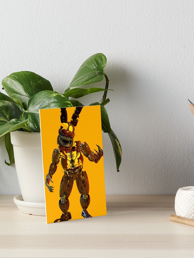 FNAF Bonnie Plushie Art Board Print for Sale by NasheedsCorner