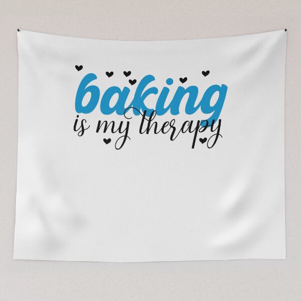 Item preview, Baking is my therapy funny and cute design for bakers baking is my life for mom for my wife for my sister for baking lovers  designed and sold by mydreamcatcher.