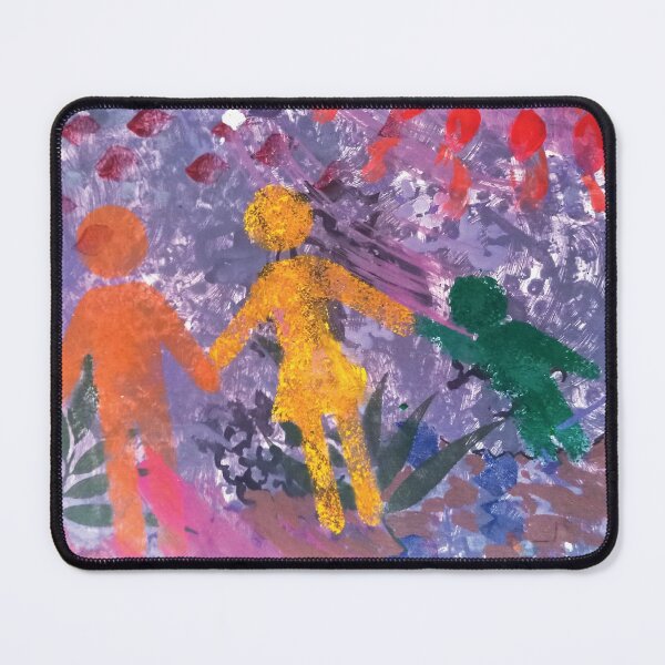 Family Sunset Universal Icons Mouse Pad
