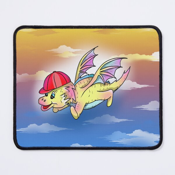 Item preview, Up in the clouds flying baby dragon designed and sold by CuisineCat.