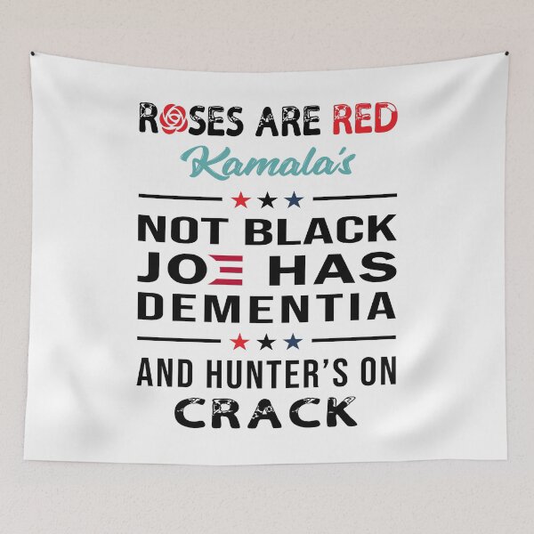 Item preview, Biden Roses Are Red Kamalas Not Black Joe designed and sold by AmethystMurad.