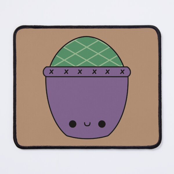 Item preview, Cute Kawaii Cactus In Purple Pot designed and sold by KawaiiByDice.