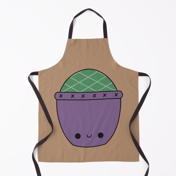 Item preview, Cute Kawaii Cactus In Purple Pot designed and sold by KawaiiByDice.