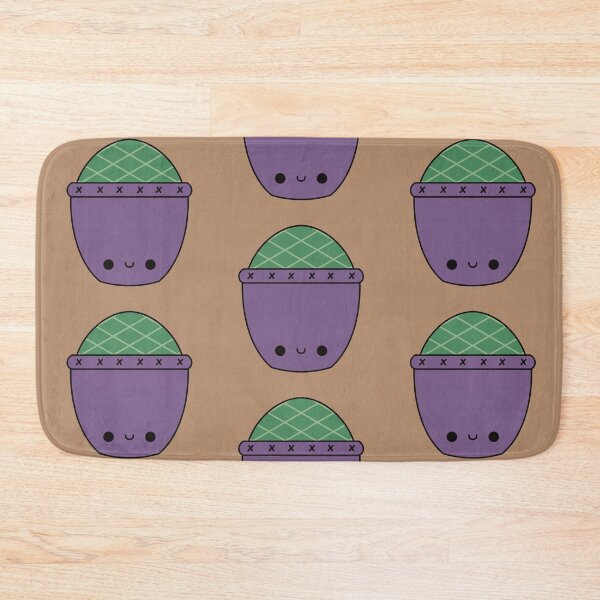 Item preview, Cute Kawaii Cactus In Purple Pot designed and sold by KawaiiByDice.