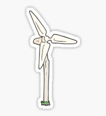 cartoon wind farm windmill Sticker