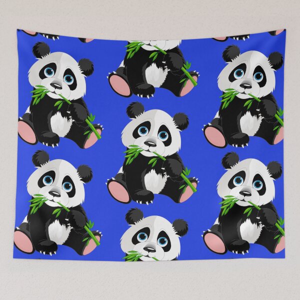 Item preview, Giant panda, red panda, panda, illustration, cute, cartoon, caricature, mammal, carnival, cartoons, print, soft, fluffy, affectionate. designed and sold by Senior-Kuzmin.
