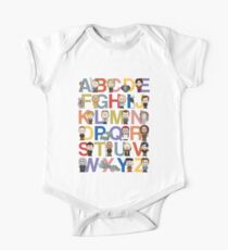 Through the Wormhole Alphabet One Piece - Short Sleeve