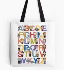 Through the Wormhole Alphabet Tote Bag