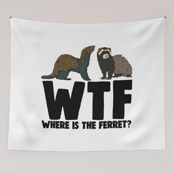 Item preview, Where Is The Ferret designed and sold by Bendthetrend.