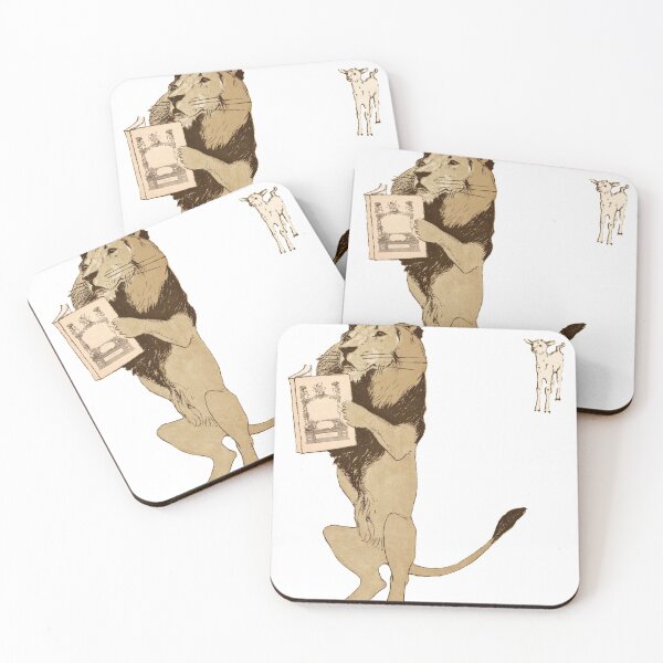 Item preview, Lion Reading Funny | Art designed and sold by Thermopolium.