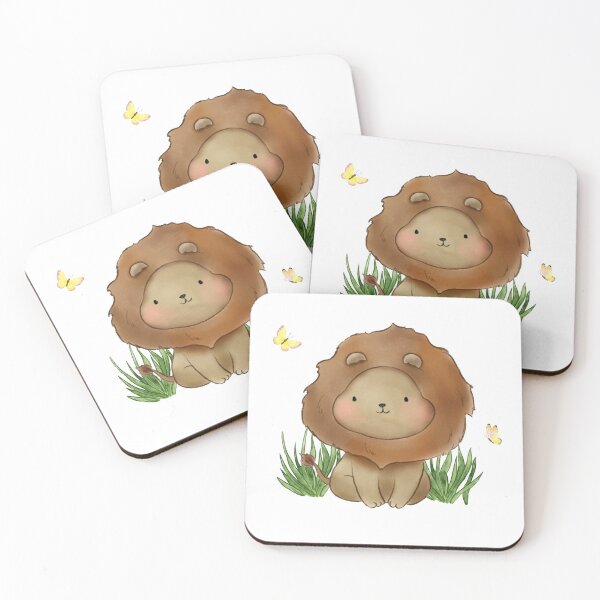 Item preview, Lion Nursery Picture Poster Card Sticker Body designed and sold by MohnkornTwins.