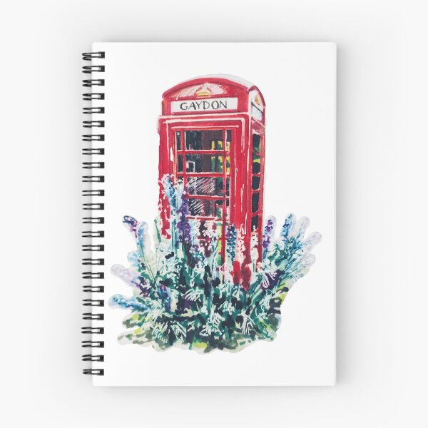 Item preview, Red Telephone Box designed and sold by LornaBowdenART.