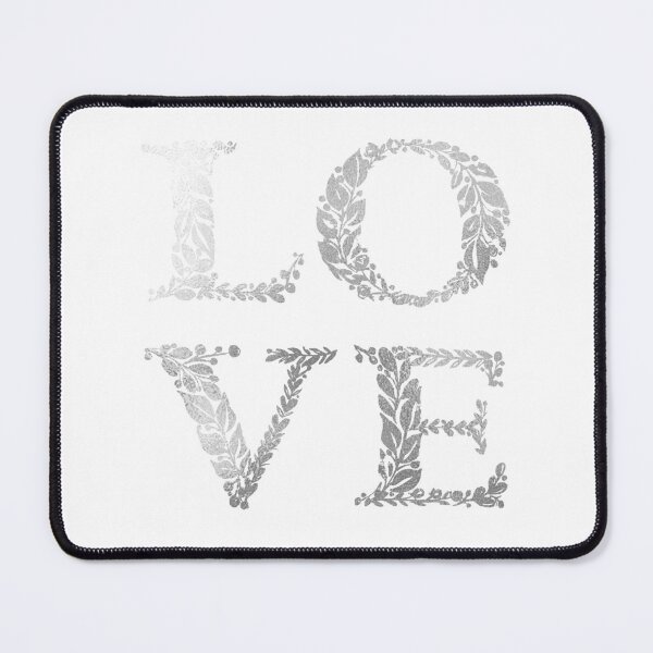 Item preview, Love 2 in silver designed and sold by Rachel Dash-Williams Creative.