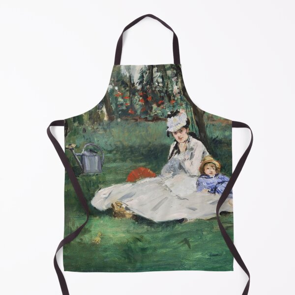 Item preview, The Monet Family in Their Garden at Argenteuil (1874) painting by Édouard Manet designed and sold by Designedbysm.