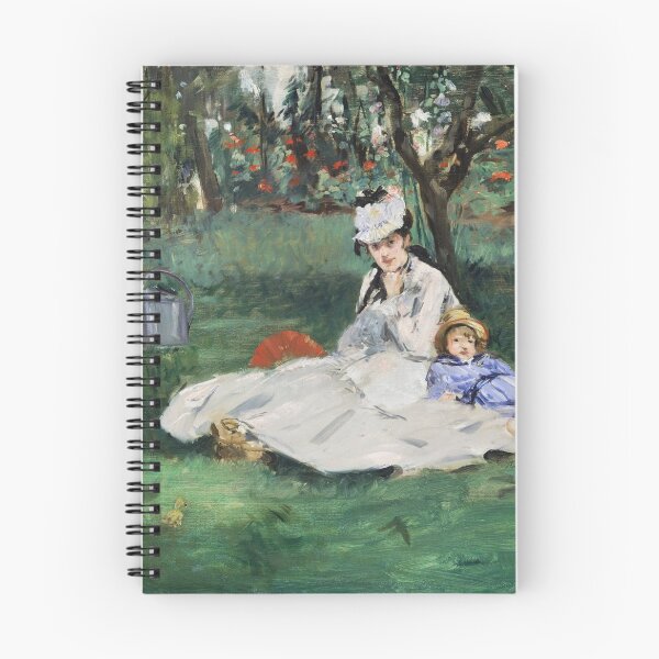 Item preview, The Monet Family in Their Garden at Argenteuil (1874) painting by Édouard Manet designed and sold by Designedbysm.